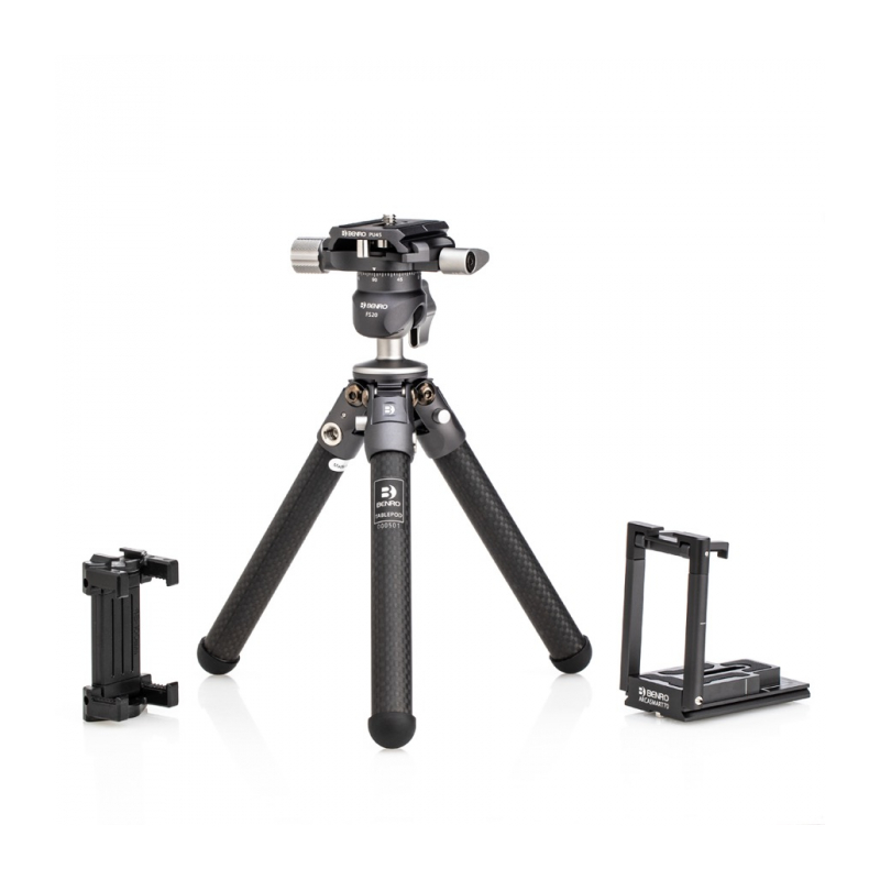 Benro TABLEPODPROKIT штатив Table Pod настольный карбон/шаровая голова/держатель смартфона/ArcaSmart