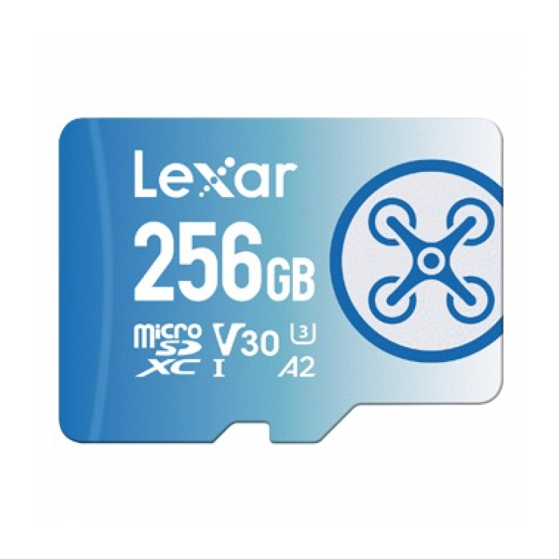 Карта памяти 256GB Lexar FLY microSDXC UHS-I (W/R 160/90mb/s) C10 A2 V30 U3 (LMSFLYX256G-BNNNG)