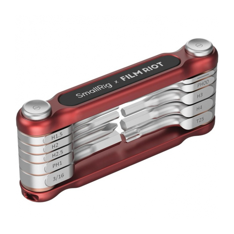 SmallRig x FILM RIOT 4813 Отвертка складная 10-in-1 Folding Wrench Set (Red)