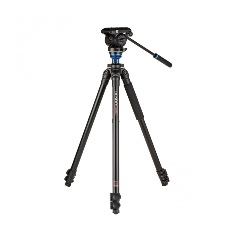 Benro A2573FS4PRO штатив с видеоголовой серии 2/3 секциионный/зажим - клипсы/алюминий