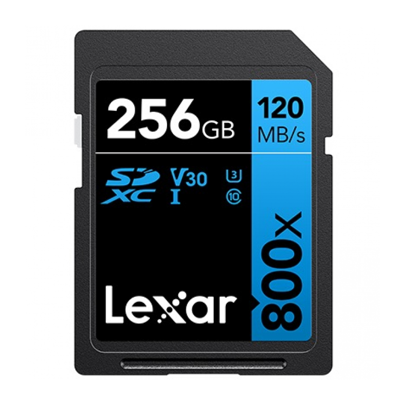 Карта памяти 256Gb Lexar Professional 800x SDHC UHS-I 150MB/s C10 V10 U1 (LSD0800P256G-BNNNG)