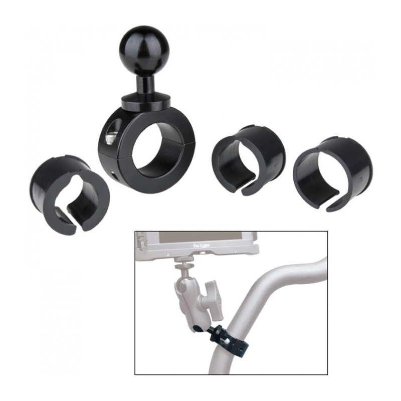 Шаровая головка для установки на трубы KUPO KS-413 SK Aluminium bar mount w/Plastic spacers