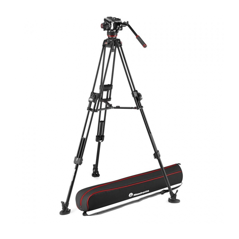 Видеоштатив Manfrotto MVK504XTWINFA (штатив MVTTWINFA + голова MVH504XAH) алюминиевый