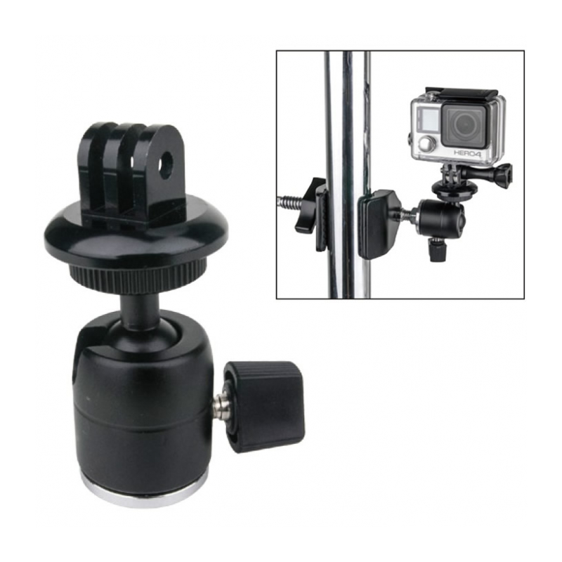 Шаровая головка с адаптером KUPO KS-133 GoPro Mount w/Ball head adapter