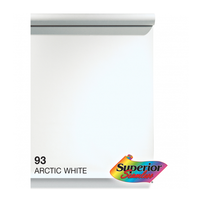 Фон бумажный Superior Arctic white 2,72x11m SMLS 93