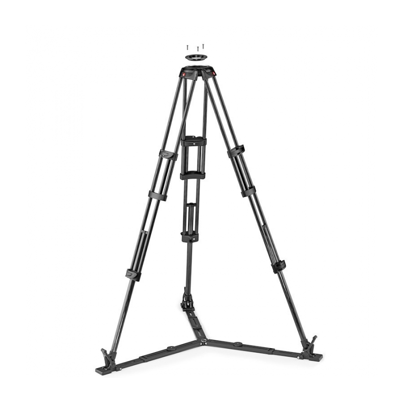 Видеоштатив Manfrotto MVTTWINGC карбоновый с нижней растяжкой Twin GS