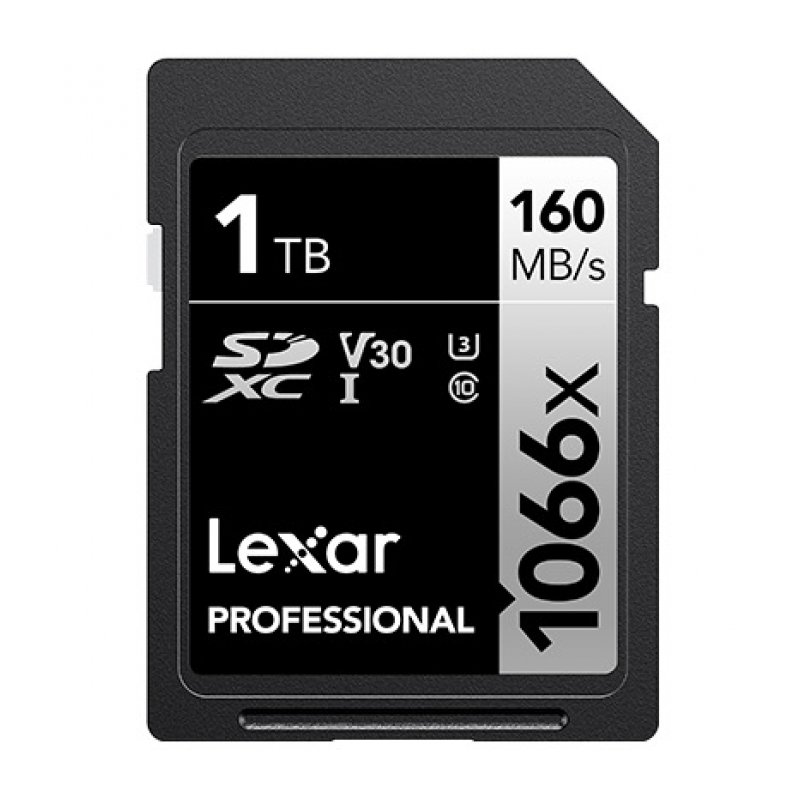 Карта памяти 1TB Lexar Professional SDXC UHS-I (160/120MB/s) C10 V30 U3 (LSD1066001T-BNNNG)