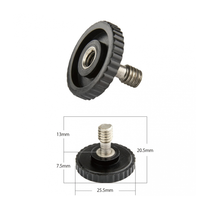KUPO KS-141 1/4" Male to 1/4" female screw for tripod camera flash Адаптер