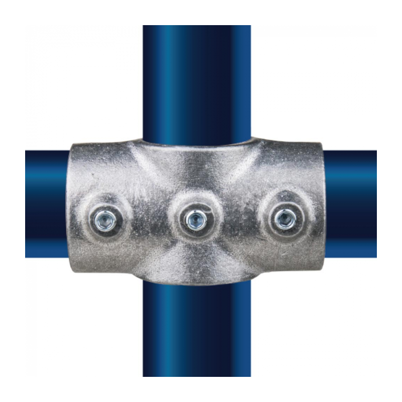 KUPO KPC-A1407E Two socket cross pipe clamp (tube O.D. 42.4mm). Зажим для труб