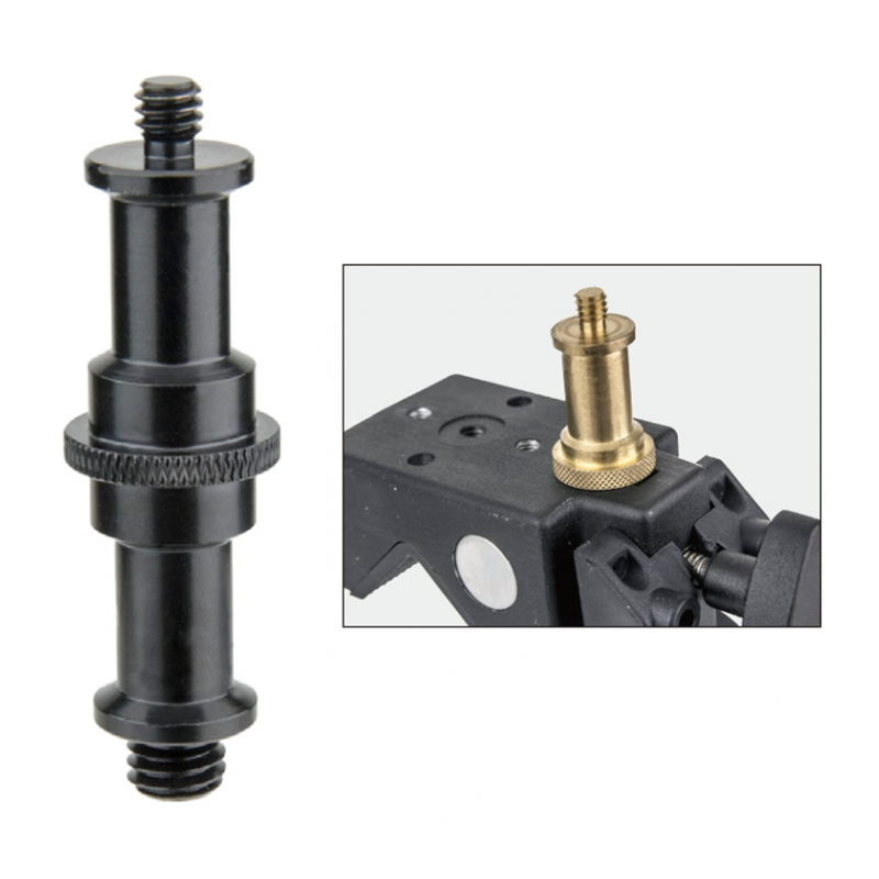 KUPO KS-017SB Universal Adapter Spigot Steel black Адаптер универсальный 5/8"