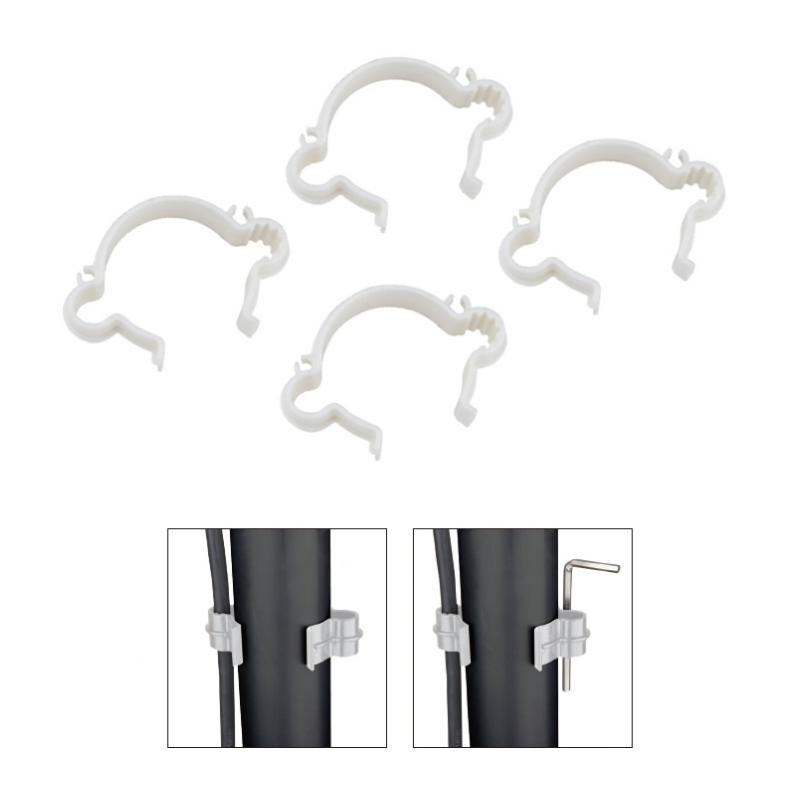 KUPO KD-C55 Cable clip for tube size 50-55mm (set of 4), Зажим для кабеля (4 шт)