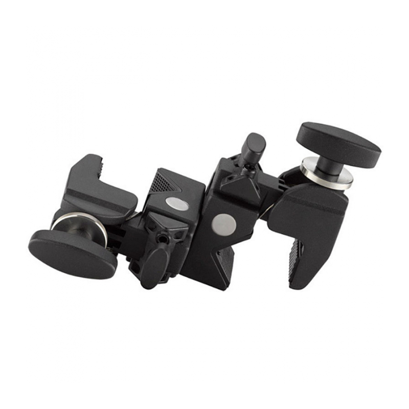 Держатель-зажим KUPO KCP-720B Double Convi Clamp-Black двойной