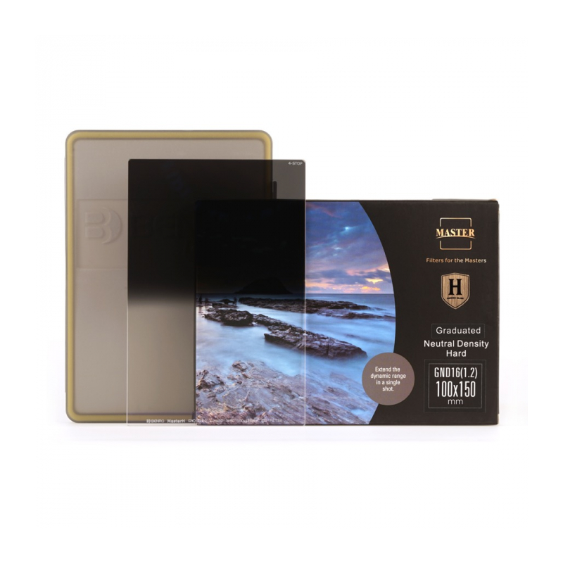Benro Master Harden Series Hard-edged graduated ND GND16 (1.2) светофильтр градиентный 100х150mm