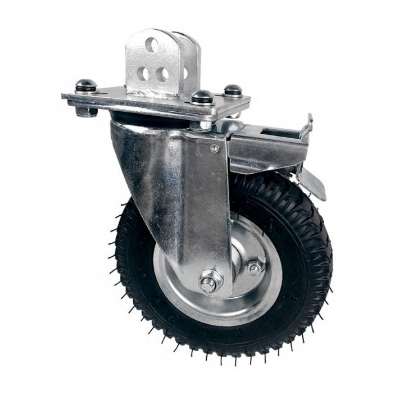 KUPO KC-215A Casters dia/215mm Pneumatic wheel w/adapter plate Комплект колес