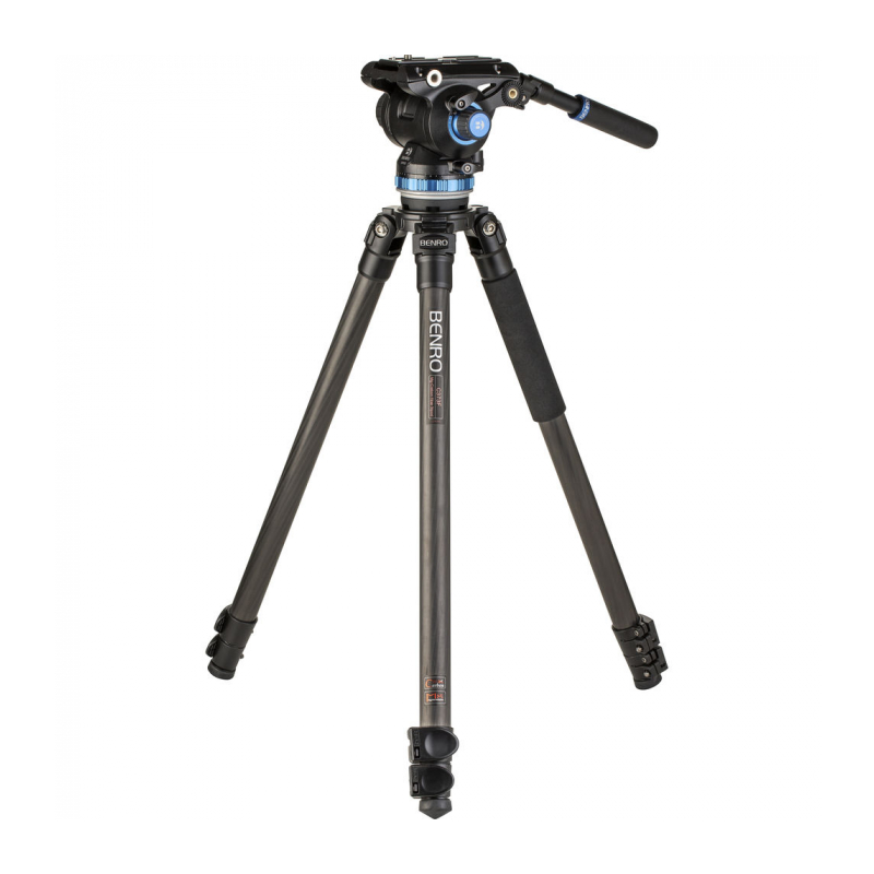 Benro C373FBS8PRO штатив с видеоголовой серии 3/3 секциионный/зажим - клипсы/карбон