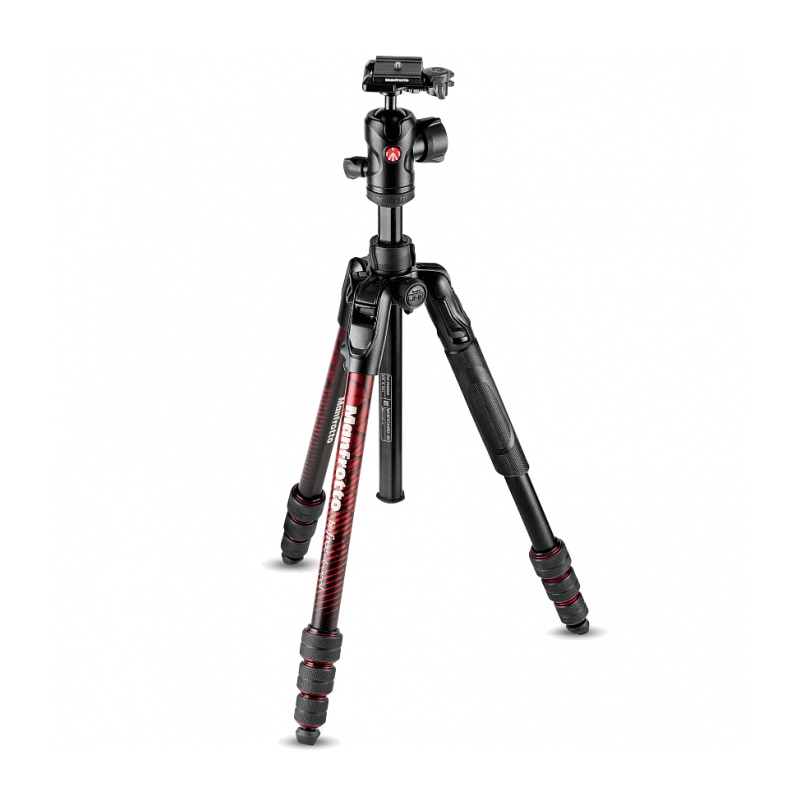 Штатив Manfrotto MKBFRTA4RD-BH Befree Advanced Travel Twist и шаровая головка для фотокамеры (красный)