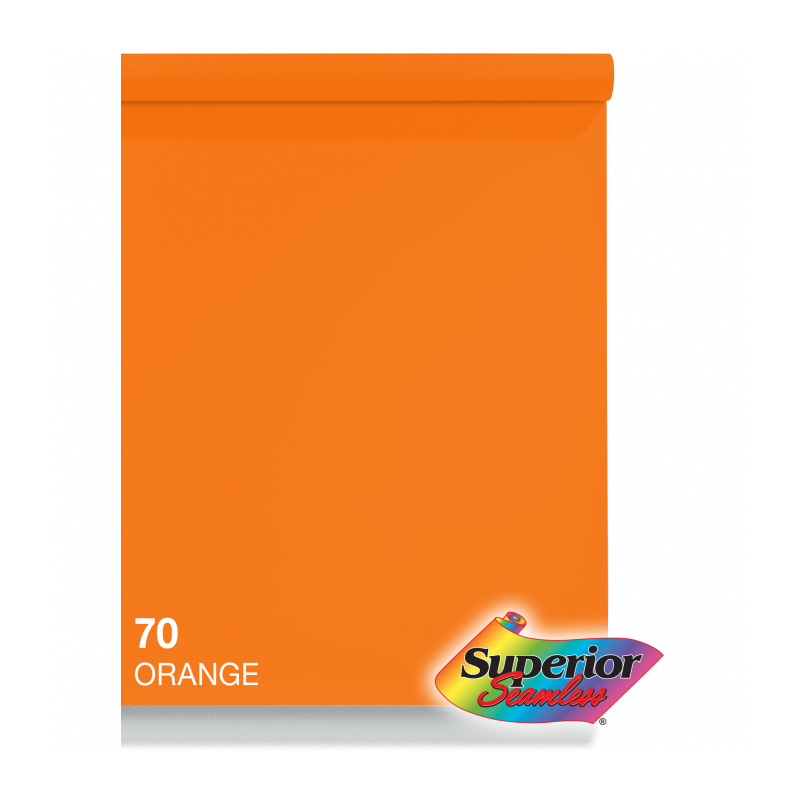 Фон бумажный Superior Orange 2,72x11m SMLS 94