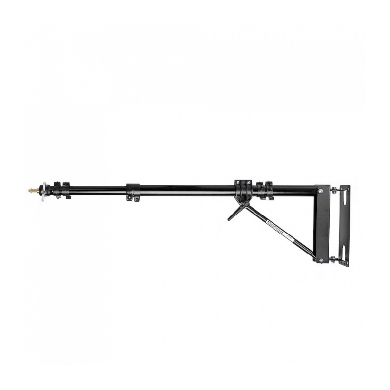 Manfrotto 098SHB Перекладина наклонной стойки типа "журавль" с креплением на стену алюминиевая