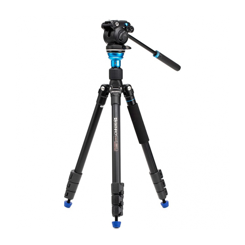 Benro A1883FS2PRO штатив Aero с видеоголовой/трансформер в монопод/алюминиевый с клипсами