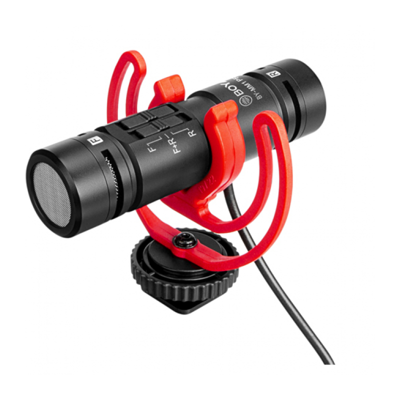 Микрофон Boya BY-MM1 PRO двухкапсюльный конденсаторный для смартфонов