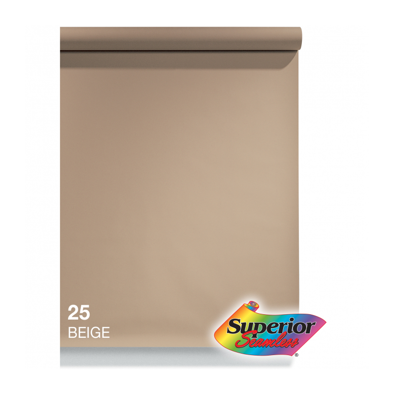 Фон бумажный Superior Beige 2,72x11m SMLS 25