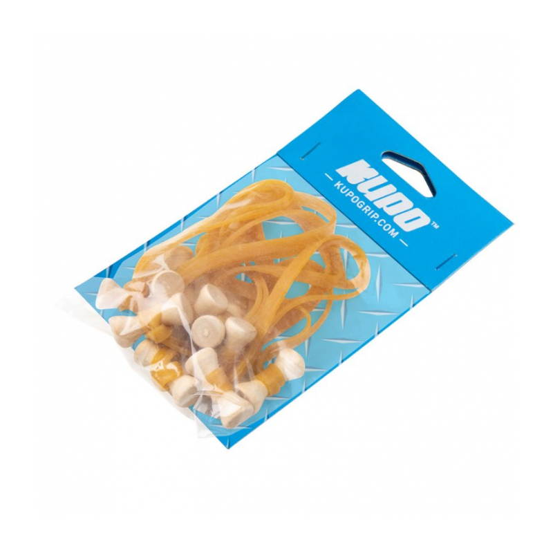 KUPO BG5006N Elastic cable tie (10 pcs/pack) 6,00 mm (W)*5"(L), natural Стяжка-петля, беж. (10 шт)