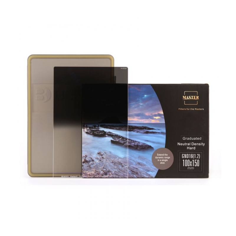 Benro Master Series Hard-edged graduated ND GND16 (1.2) светофильтр градиентный 100х150mm