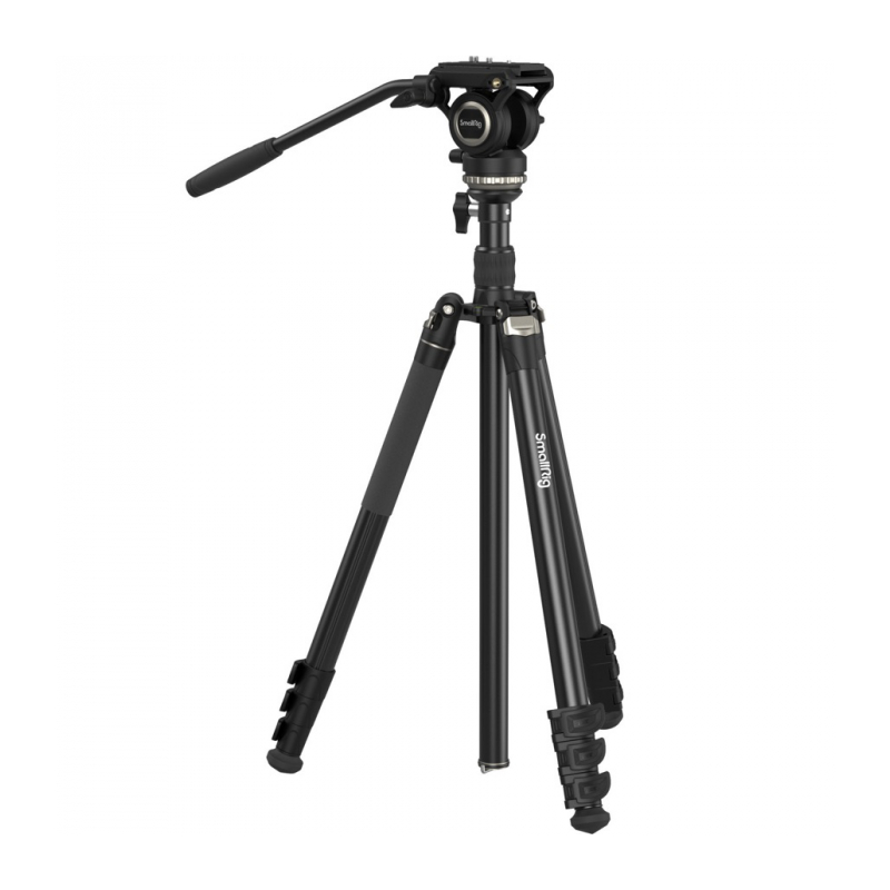 SmallRig 4475 штатив CT210 с видеоголовой/алюминиевый с клипсами Video Tripod Kit