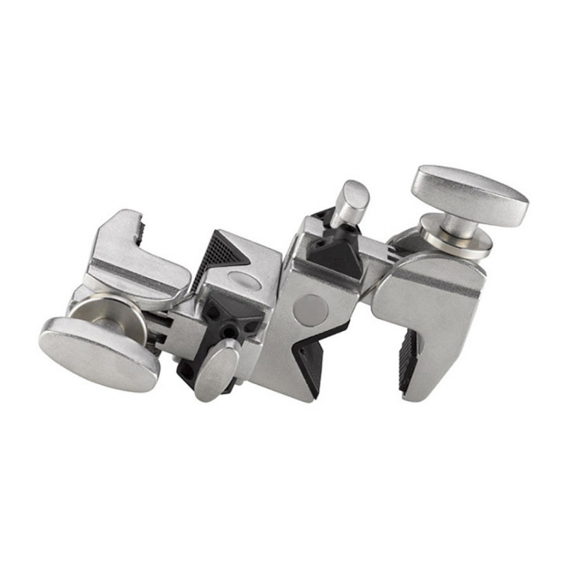 Держатель-зажим KUPO KCP-720 Double Convi Clamp-Silver двойной