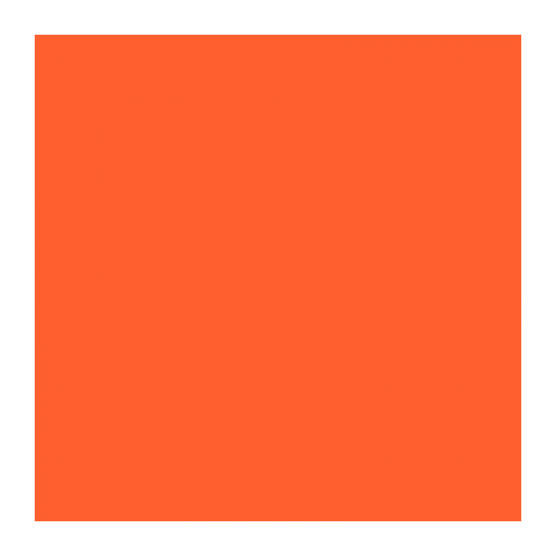FST 1023 ORANGE Фон бумажный апельсиновый 2,72 х 11,0 метров