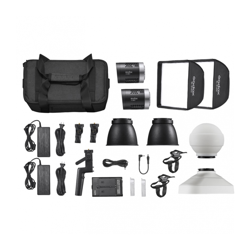 Комплект светодиодных осветителей Godox ML30Bi-K2 Kit для видеосъемки