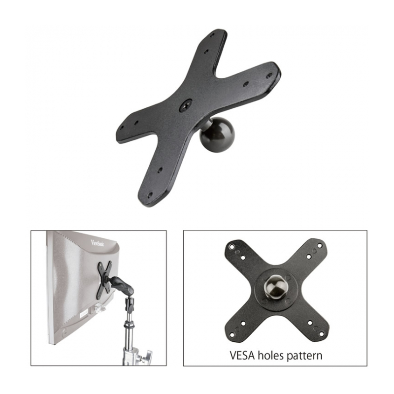 Крепление KUPO KS-408 SK Vesa monitor bracket w/ball head монитора с шаровой головкой