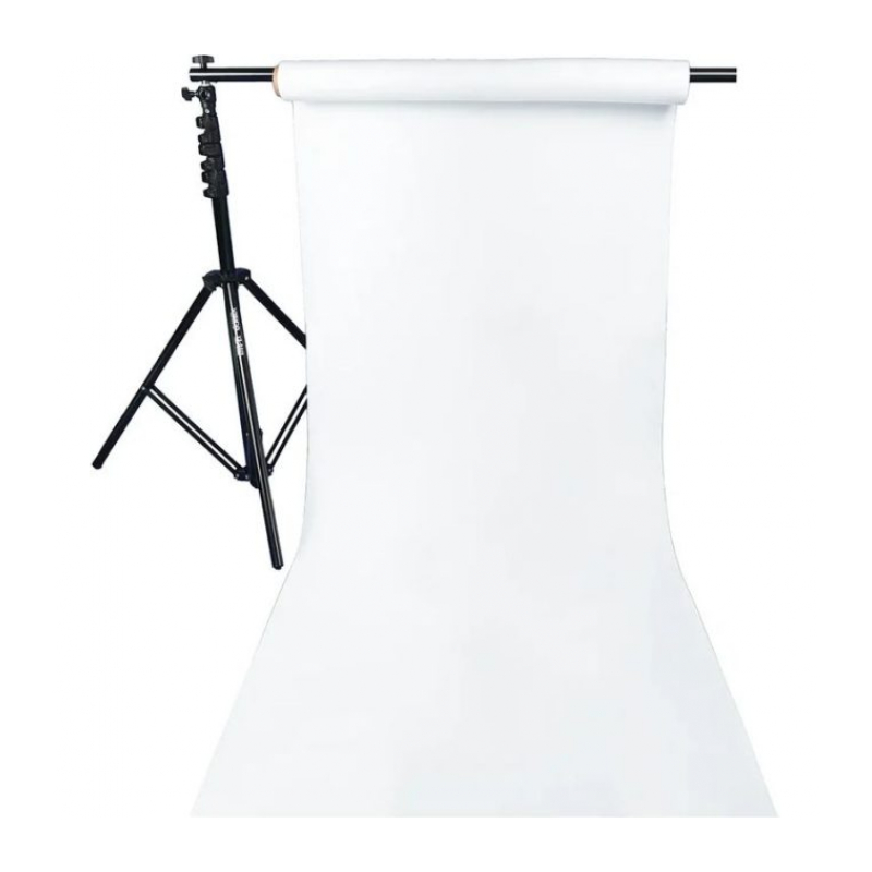 Raylab 008 Arctic White Фон бумажный белый 1,35 х 6 метров