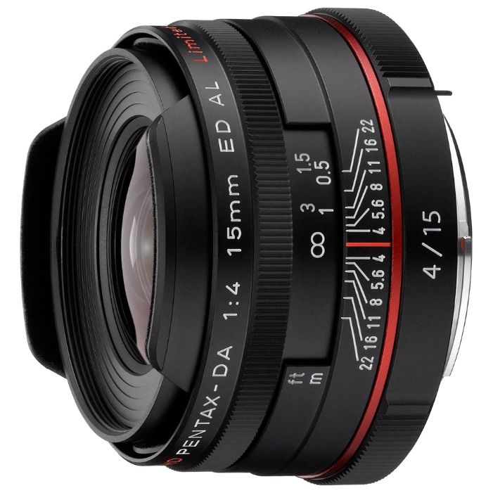 Объектив Pentax DA 15mm f/4 Limited HD