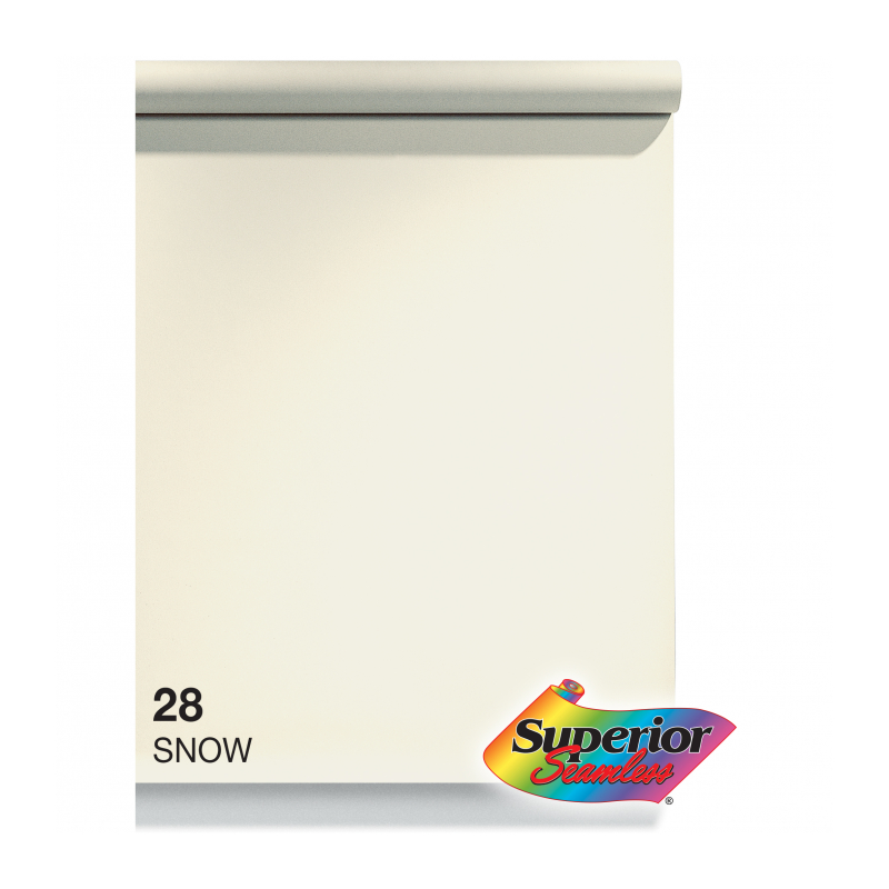 Фон бумажный Superior Snow 2,72x11m SMLS 28