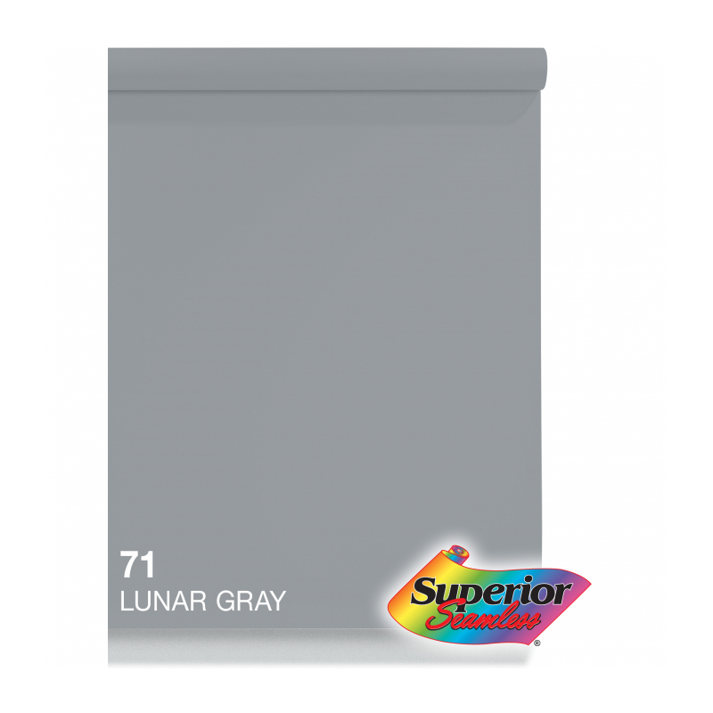 Фон бумажный Superior Lunar gray  2,72x11m SMLS 71