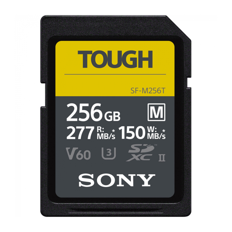 Карта памяти SDXC 256GB Sony SF-M TOUGH UHS-II U3 V60 150/277 MB/s (SF-M256T)