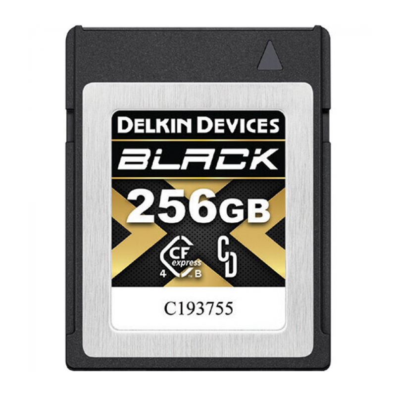 Карта памяти Delkin Devices Black CFexpress Type B 4.0 256GB R/W 3650/3250 MB/s [DCFX4B256]