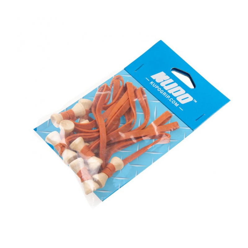 KUPO BG5006O Elastic cable tie (10 pcs/pack) 6,00 mm (W)*5"(L), orange Стяжка-петля, оранж. (10 шт)