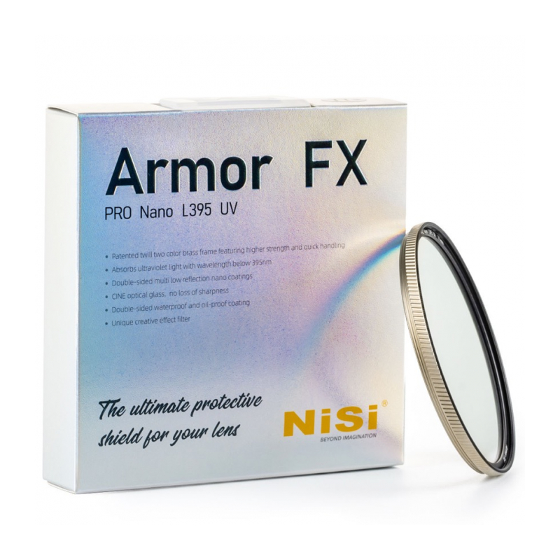 Светофильтр Nisi Armor FX PRO Nano L395 UV 43mm ультрафиолетовый