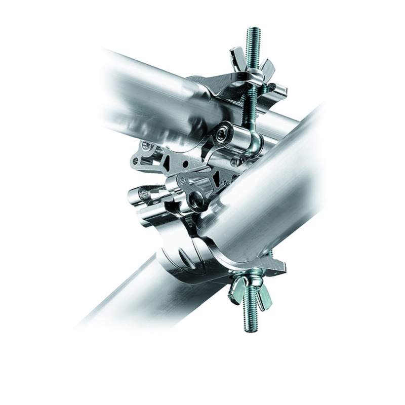 Зажим Avenger C4482 Mp Swivel Eye coupler двойной поворотный на 360 град., хром