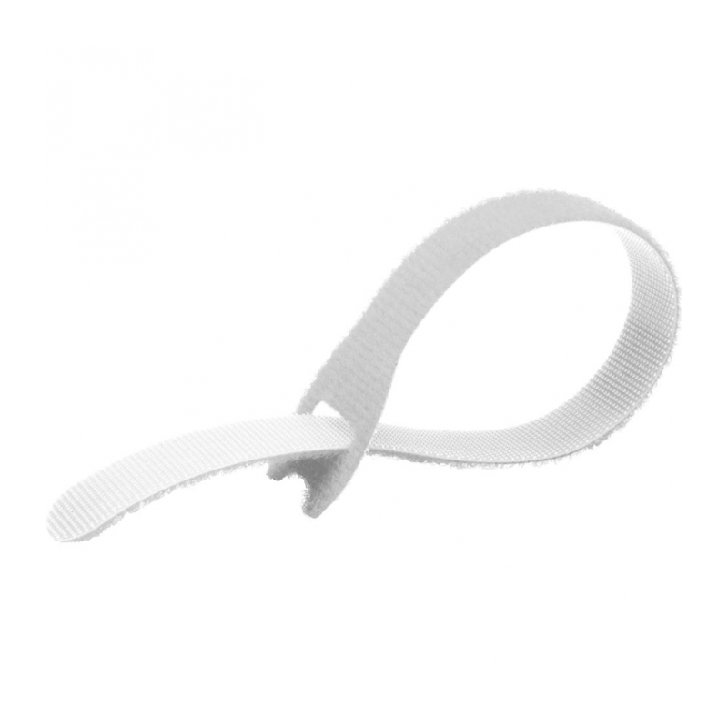 Стяжка-хомут белая KUPO MEZ221-W Molded EZ-Tie Cable, white 20/13mm x 200mm, 10 шт