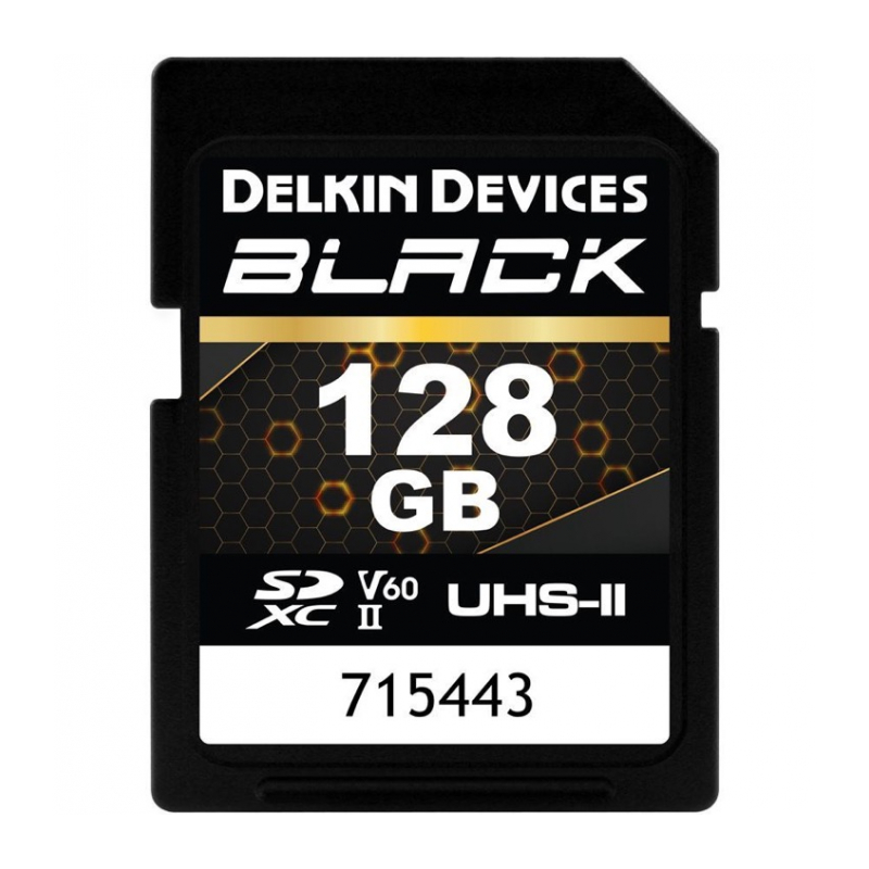 Карта памяти Delkin Devices Black Rugged SDXC 128GB UHS-II V60 R/W 290/190MB/s [DSBV6128]